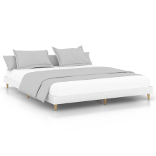 vidaXL fehér szerelt fa ágykeret 160 x 200 cm (832021) ágy és ágykellék