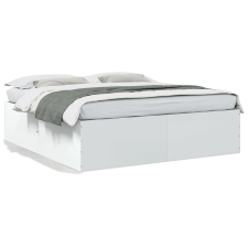 vidaXL fehér szerelt fa ágykeret 200 x 200 cm ágy és ágykellék