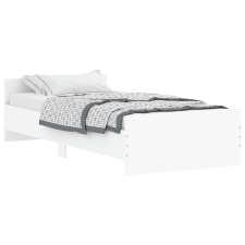 vidaXL fehér szerelt fa ágykeret 90 x 190 cm (835939) ágy és ágykellék