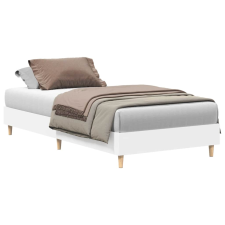 vidaXL fehér szerelt fa ágykeret matrac nélkül 90 x 200 cm (861048) ágy és ágykellék