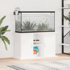 vidaXL Fehér szerelt fa akváriumi állvány 101 x 41 x 58 cm halfelszerelések