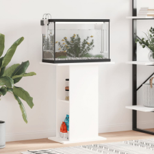 vidaXL Fehér szerelt fa akváriumi állvány 60,5x36x72,5 cm halfelszerelések