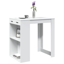 vidaXL fehér szerelt fa bárasztal 102 x 70 x 103,5 cm bútor