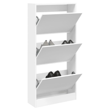 vidaXL fehér szerelt fa cipőszekrény 60 x 21 x 125,5 cm bútor