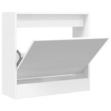 vidaXL fehér szerelt fa cipőszekrény 60 x 21 x 57 cm (839882) bútor
