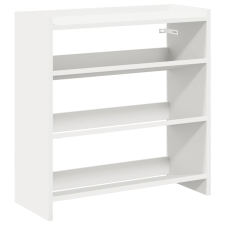 vidaXL fehér szerelt fa cipőtároló szekrény 60x25x62 cm (859887) bútor