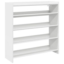 vidaXL fehér szerelt fa cipőtároló szekrény 80x25x81 cm (859905) bútor