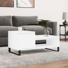 vidaXL fehér szerelt fa dohányzóasztal 100 x 50 x 45 cm bútor