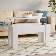 vidaXL fehér szerelt fa dohányzóasztal 101 x 49 x 52 cm bútor
