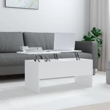 vidaXL fehér szerelt fa dohányzóasztal 102 x 50,5 x 46,5 cm bútor