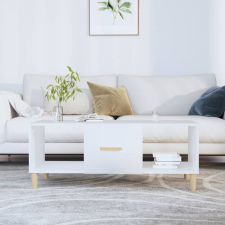 vidaXL fehér szerelt fa dohányzóasztal 102 x 50 x 40 cm bútor