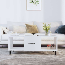 vidaXL fehér szerelt fa dohányzóasztal 102 x 50 x 40 cm bútor