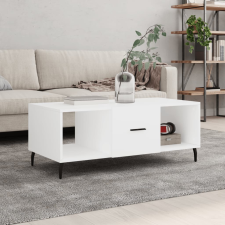 vidaXL fehér szerelt fa dohányzóasztal 102 x 50 x 40 cm bútor