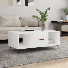 vidaXL fehér szerelt fa dohányzóasztal 102 x 50 x 40 cm bútor