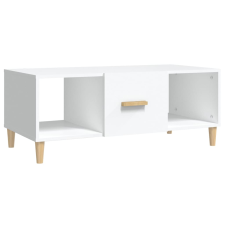 vidaXL fehér szerelt fa dohányzóasztal 102 x 50 x 40 cm (812690) bútor