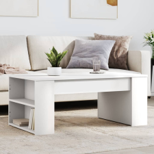 vidaXL fehér szerelt fa dohányzóasztal 102 x 55 x 42 cm bútor