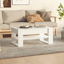 vidaXL fehér szerelt fa dohányzóasztal 102 x 55 x 45 cm bútor