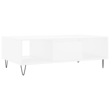 vidaXL fehér szerelt fa dohányzóasztal 104x60x35 cm (827084) bútor