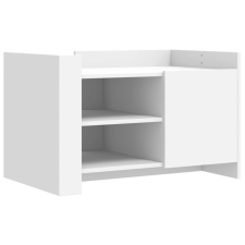 vidaXL fehér szerelt fa dohányzóasztal 80 x 50 x 50 cm (848353) bútor