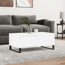 vidaXL fehér szerelt fa dohányzóasztal 90 x 50 x 36,5 cm bútor