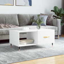 vidaXL fehér szerelt fa dohányzóasztal 90 x 50 x 40 cm bútor