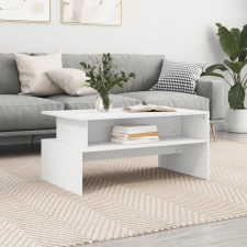 vidaXL fehér szerelt fa dohányzóasztal 90 x 55 x 42,5 cm bútor