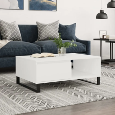 vidaXL fehér szerelt fa dohányzóasztal 90 x 60 x 35 cm bútor