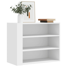 vidaXL fehér szerelt fa faliszekrény 75 x 35 x 60 cm bútor