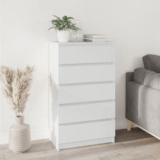 vidaXL fehér szerelt fa fiókos szekrény 60 x 36 x 103 cm bútor