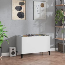 vidaXL fehér szerelt fa hanglemezszekrény 74,5x38x48 cm bútor
