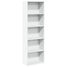 vidaXL fehér szerelt fa könyvespolc 60 x 30 x 189 cm (857917) bútor