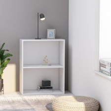 vidaXL fehér szerelt fa könyvespolc 60x30x76,5 cm bútor