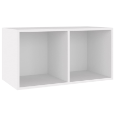 vidaXL fehér szerelt fa lemeztároló doboz 71 x 34 x 36 cm (800117) bútor