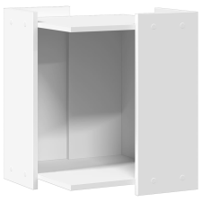 vidaXL fehér szerelt fa macskaalomdoboz 42 x 42 x 51 cm (857742) macskatoalett