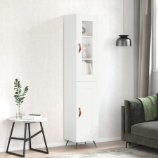vidaXL fehér szerelt fa magasszekrény 34,5x34x180 cm bútor