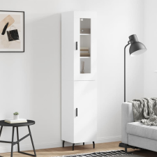 vidaXL fehér szerelt fa magasszekrény 34,5x34x180 cm bútor