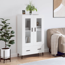 vidaXL fehér szerelt fa magasszekrény 69,5 x 31 x 115 cm bútor