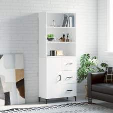 vidaXL fehér szerelt fa magasszekrény 69,5 x 34 x 180 cm bútor