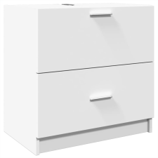 vidaXL fehér szerelt fa mosdószekrény 59 x 37 x 59 cm (848108) fürdőszoba bútor