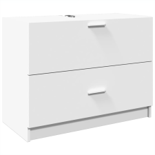 vidaXL fehér szerelt fa mosdószekrény 78 x 37 x 59 cm (848115) fürdőszoba bútor