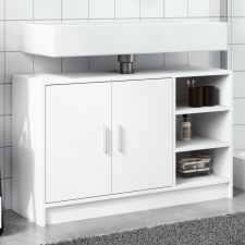 vidaXL fehér szerelt fa mosdószekrény 90 x 29 x 55 cm fürdőszoba bútor