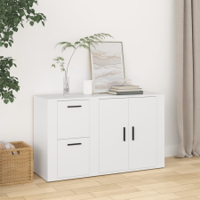 vidaXL fehér szerelt fa tálalószekrény 100x33x59,5 cm bútor