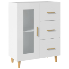 vidaXL fehér szerelt fa tálalószekrény 69,5 x 34 x 90 cm (812204) bútor