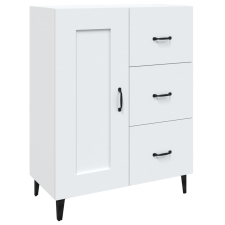 vidaXL fehér szerelt fa tálalószekrény 69,5 x 34 x 90 cm (812231) bútor