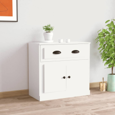 vidaXL fehér szerelt fa tálalószekrény 70x35,5x67,5 cm bútor