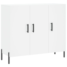 vidaXL fehér szerelt fa tálalószekrény 90 x 34 x 80 cm (828116) bútor