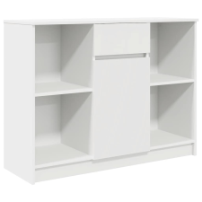 vidaXL fehér szerelt fa tálalószekrény fiókos 101x35x76 cm (861562) bútor
