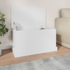 vidaXL Fehér szerelt fa tárolóláda 70x40x38 cm bútor