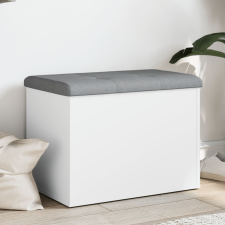 vidaXL fehér szerelt fa tárolópad 62 x 42 x 45 cm bútor