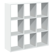 vidaXL fehér szerelt fa térelválasztó könyvespolc 102x29x103,5 cm (858039) bútor